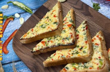 Chilli Cheese Toast Recipe | Cheese Chilli Toast on Tawa | Bread Hacks
