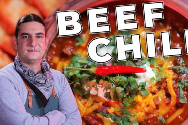 Stout Beef Chili by Chef Rudy | Recipe Maker | Cooking Channel