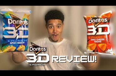 NEW Doritos 3D Crunch Chips Review! | (Spicy Ranch Doritos and Chili Cheese Nacho Doritos Review)