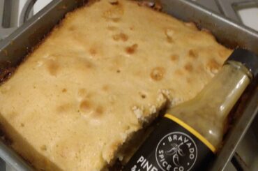 Pineapple Habanero pineapple upside down cake. Thanks Bravado!