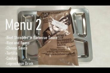 ONE SPICY AND SALTY ENTREE (Delicious BBQ MRE)