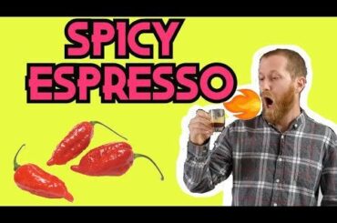 I used chili to make a spicy espresso!