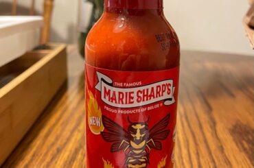 Marie Sharp Red Hornet sauce made me sweat!