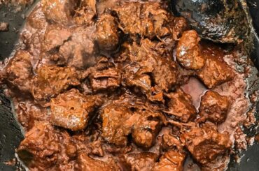 Beef Rendang takes more than four hours to make and is a real labor of love. The simmering liquid evaporates over time leaving nothing but amazing Southeast Asian flavors and fork-tender beef. It’s a celebrated dish in Indonesia, Malaysia, the Maranao tribe in the Philippines as well as other places