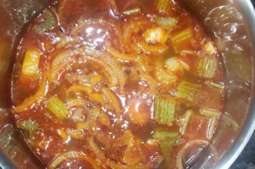 George likes his chicken (noodle soup) spicy......?