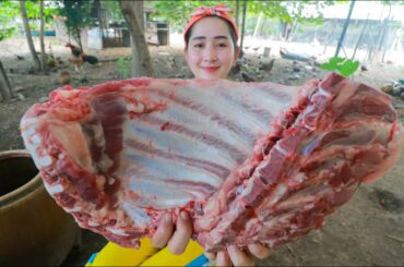 Hot green pork ribs spicy taste - Pork ribs green chili recipe - Cooking skill