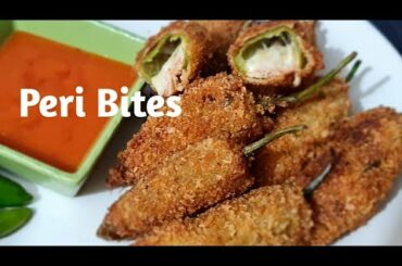 Peri Bites Recipe|Snacks Recipe|Easy & Simple Chili Cheese Bites Recipe At Home|Spicy Chillios|