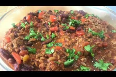 ASMR Chili con carne || simple recipe