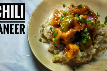 Chili paneer | how to make easy and tasty Chili paneer recipe | CRAVYLICIOUS