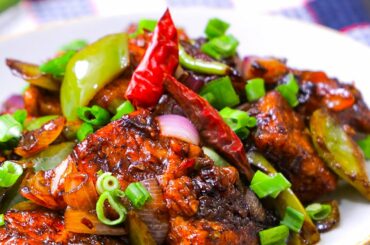 Paneer Chilli Recipe | Chilli Paneer Dry