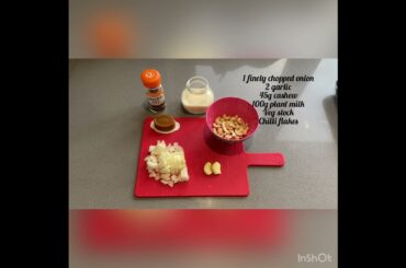 Vegan Creamy chilli pasta