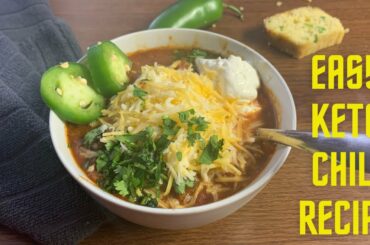 Keto Chili Recipe- Easy Low Carb Crockpot Chili