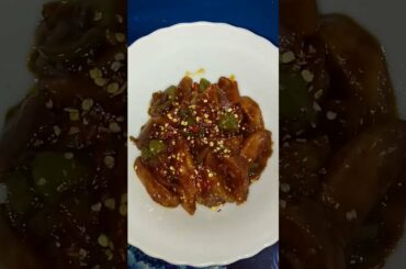 easy snacks recipe// chili potatoes// #shorts