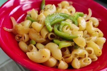 SWEET CHILLI MACARONI RECIPE | MOTHERS DAY SPECIAL | honey chilli rmacaroni | snack trime recipe