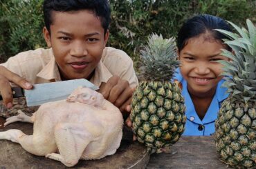 CHICKEN PINEAPPLE RECIPE / Yummy Cooking Chicken with Pineapple
