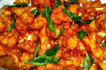 Cauliflower Chilli Recipe | Cauliflower Chilli Fry in Tamil | Crispy Cauliflower / Gobi 65 | KGS