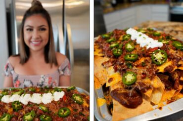 CHILI NACHOS | EASY HOMEMADE BEEF CHILI RECIPE