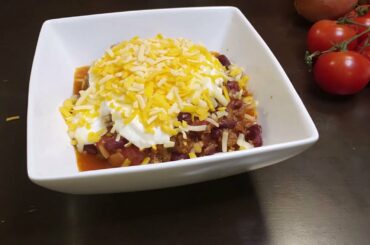 Minnie's Kitchen - Beef Chili recipe/SHORT and EASY presentation for enjoyable/nonstress cooking
