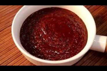 Red Chili paste Recipe | Dried red chili paste | How to make chinese style chili paste