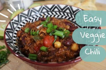 Easy and Delicious Vegetarian Chili Recipe | Cozy & Healthy