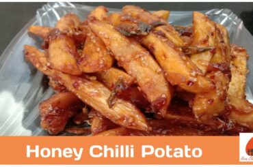 Honey Chilli Potato Recipe In Tamil | How To Make Honey Chilli Potato Recipe