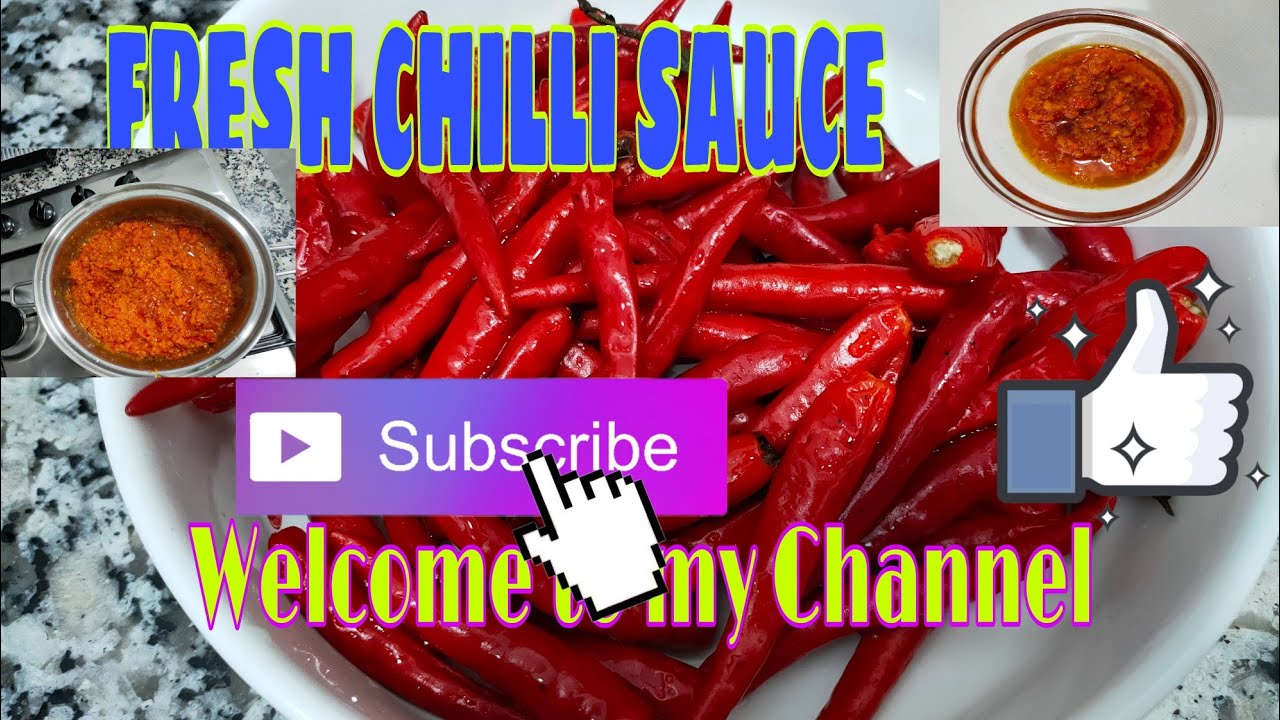 How to make fresh chilli sauce/ Shirley Caytap Chili Chili