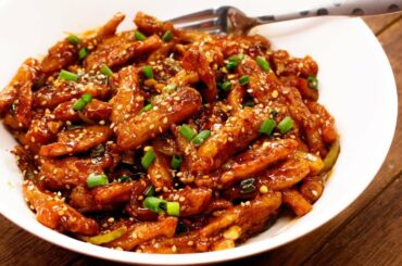 Honey Chilli potato recipe | honey glazed potato. A perfect crispy, spicy, tangy and sweet starter.