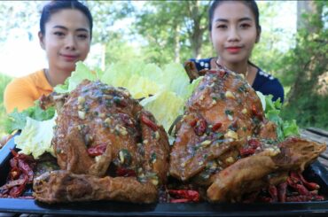 Cooking chicken roasted with chili soup recipe - Cooking skill