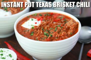Instant Pot Texas Brisket Chili - Sweet and Savory Meals