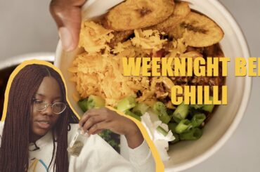 Weeknight beef chilli recipe by Ayesha Curry (review) IIBake and Bants