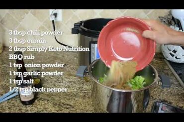 Low Carb Keto Friendly Chili recipe