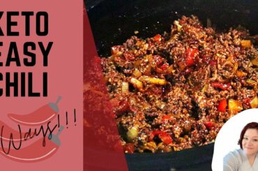 WHAT WE EAT IN A WEEK KETO CHILI VERSION | LOW CARB KETO CHILI MEALS | Four Recipes!