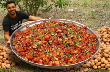 Easy Potato 65 Recipe | Crispy Garlic Chilli Potatoes | Grandpa Kitchen
