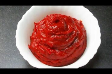 How to make Red Chilli Sauce at home | Easy and Quick Red Chilli Sauce | Restaurant wala chef