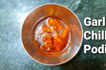 Instant Garlic Chili Podi | Instant side dish for idli , dosa & chapati | 1 minute recipe | #shorts