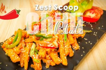 Tasty and Crispy Chilli Potato Just in 5 minutes | Restaurant Style Crispy Chilli alu recipe at Home