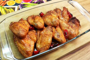 Recipe for spicy chicken wings with chili. The perfect recipe in the oven.