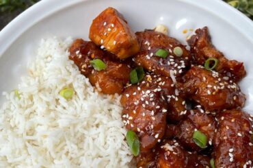 Sticky Sweet Chilli Chicken & Rice! || Food by Laila