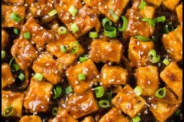 Tofu Chilli recipe. Chilli Tofu recipe. Chinese style sweet and spicy recipe. Please try and comment