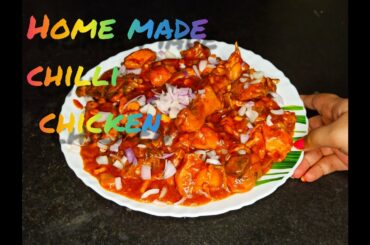 Boneder Rannaghor: Recipe for Homemade Chilli Chicken.