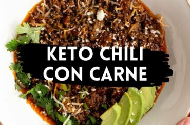 Easy Keto Chili Con Carne Recipe for Instant Pot, Crockpot, & Stovetop