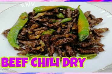 BEEF CHILI DRY || Homemade Restaurant Style || Easy Recipe