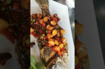 fried fish recipe/fried fish with chili sauce for #Shorts