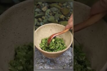 Yummy green chili recipe - Healthy food #short