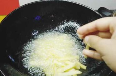 chilli potato recipe #yummy #tasty