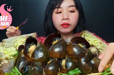 MUKBANG  EATTING SPICY FRIED SNAIL WITH CHILI | FOOD VIET NAM