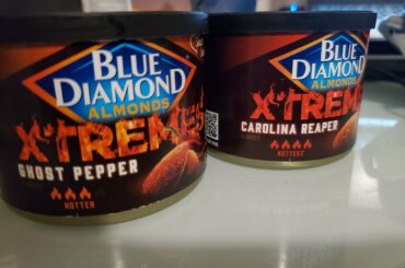 ghost tasted good but not much spice at all. reaper tasted really good and kinda tickled. as far as snacking peanuts go, the reaper are 8/10 would buy again