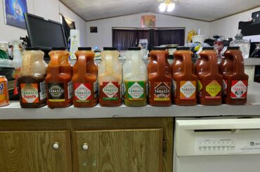 Finally finished the collection - all Tabasco varieties - 64oz