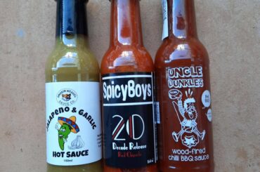 Went to a hot sauce festival, picked up some goodies