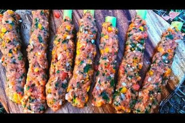 Best Turkish Adana kebab | Istanbul favorite street food | Shish kebab very tasty Turkish food